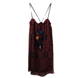 NWT Red Carter Burnt Orange/Red Dress